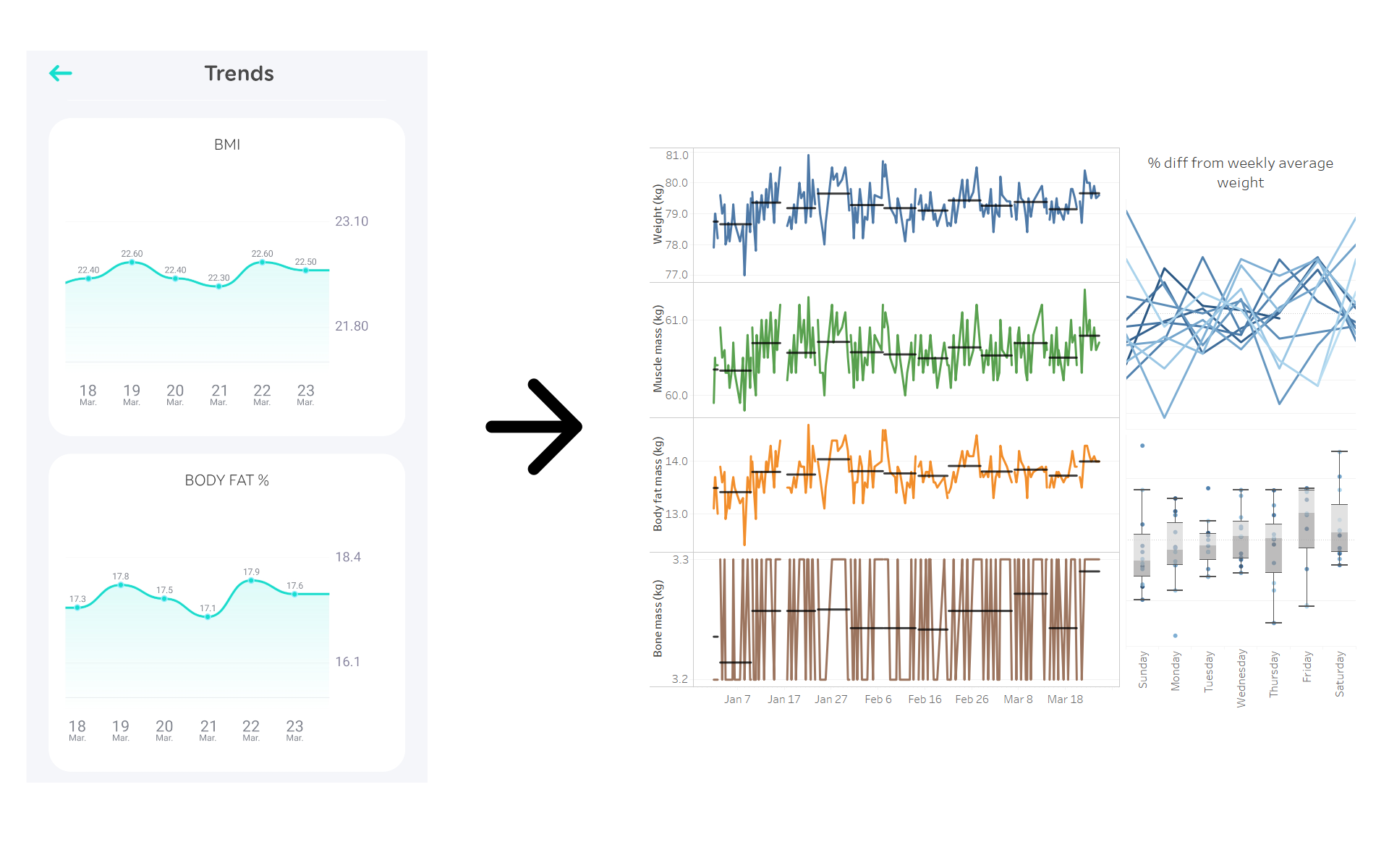 How to export Eufy Smart Scale's raw data from Android